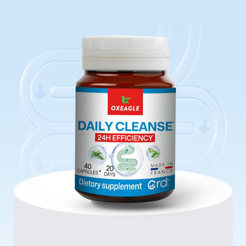 OXEAGLE Gut Daily Cleanse Supplements - Colon Cleanse for Women & Men with Natural Herbal Dependable, for Gut Health and Digestive Support, 40 Capsule.