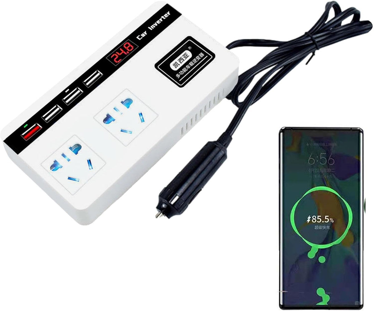 Car Inverter - Universal Auto Inverter,Tool for Camping, Travel and Other Outdoor Activities