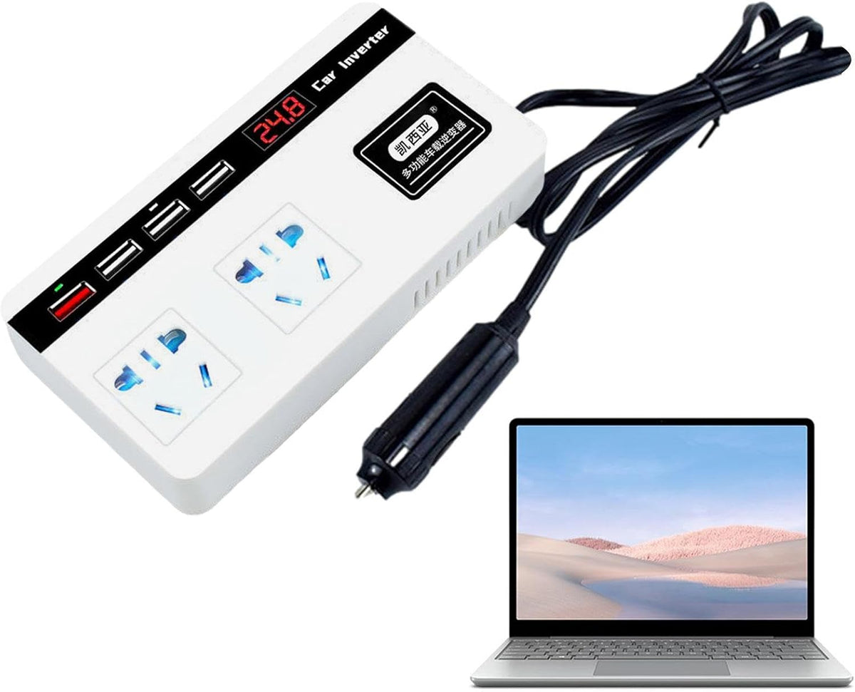 Car Inverter - Universal Auto Inverter,Tool for Camping, Travel and Other Outdoor Activities