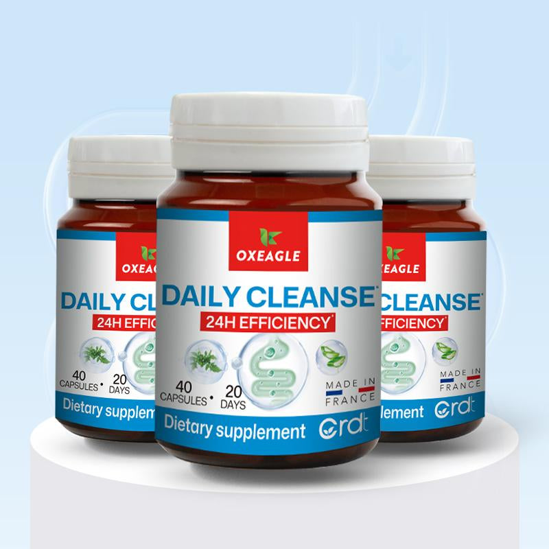 OXEAGLE Gut Daily Cleanse Supplements - Colon Cleanse for Women & Men with Natural Herbal Dependable, for Gut Health and Digestive Support, 40 Capsule.