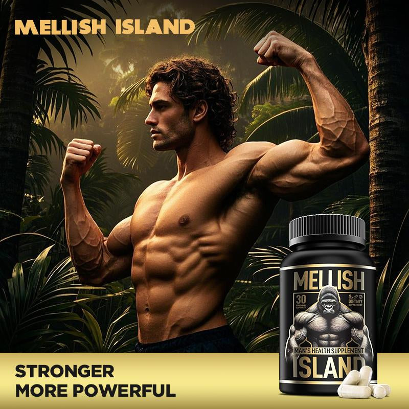Mellish Lsland Supplements Nitric Oxide Booster -Support Healthy Blood Circulation -Nitric Oxide Supplement | Gym Enhancer | Natural Energy & Performance | (Vegan )