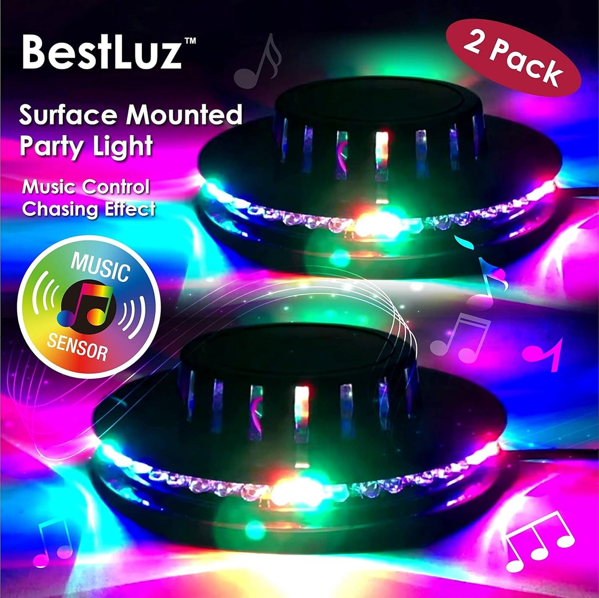 BestLuz Sound Activated Party Lights