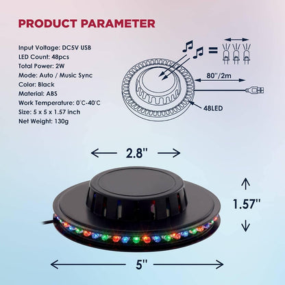BestLuz Sound Activated Party Lights