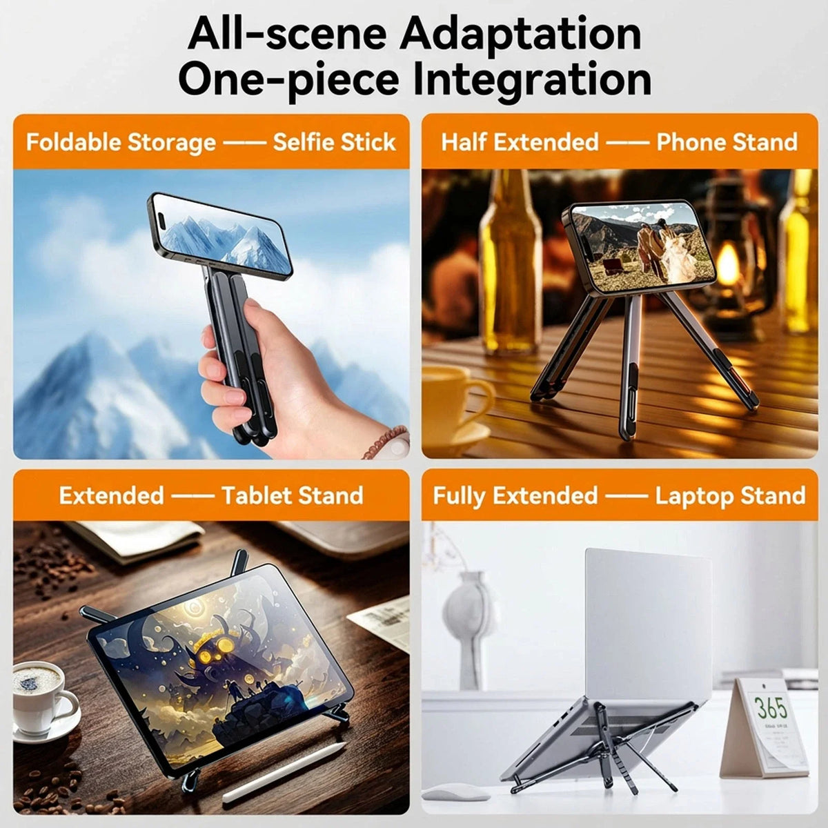 Portable Laptop Stand Adjustable Foldable Notebook Tablet Holder Computer Desk