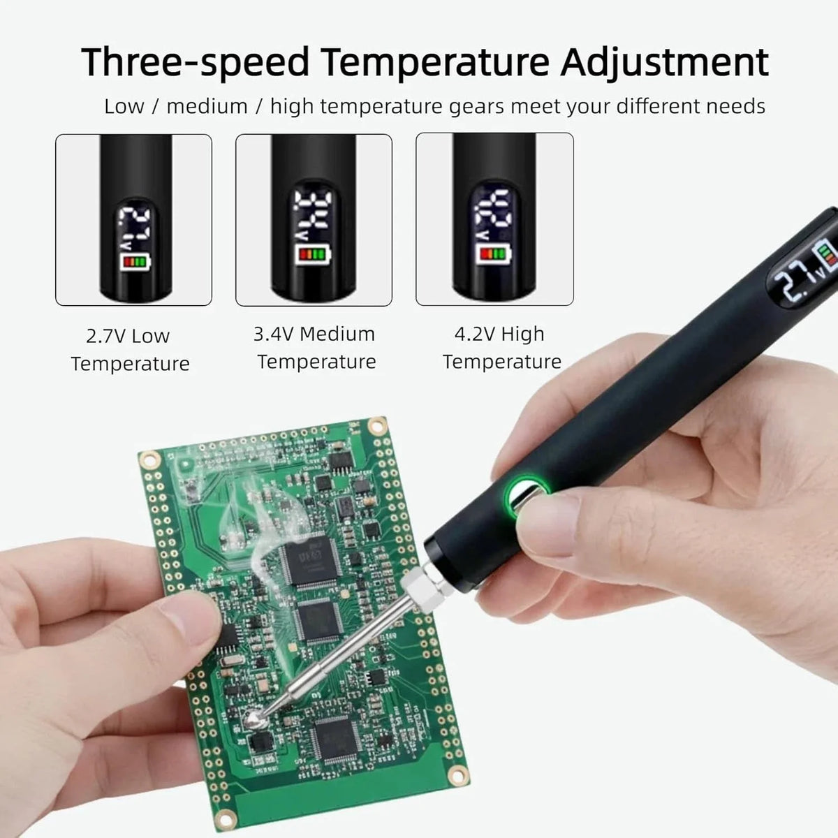 1pc 5V Micro Soldering USB Battery Wireless Soldering Portable pen