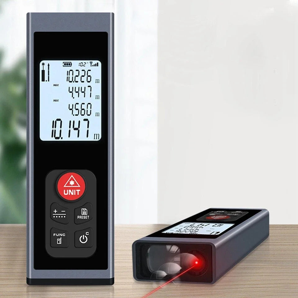Digital LCD Laser Distance Meter Rangefinder Measure Range Finder Tool 40M