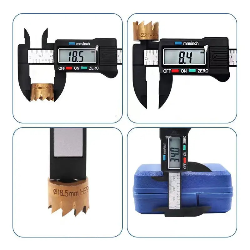 0.01mm Precision Vernier Caliper Gauge with LCD Display