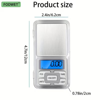 Pocket Scale Digital Gram Jewelry Ounce/Measuring Jewelry Scale/Mobile Phone Scale with Backlit LCD