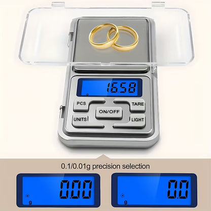 Pocket Scale Digital Gram Jewelry Ounce/Measuring Jewelry Scale/Mobile Phone Scale with Backlit LCD