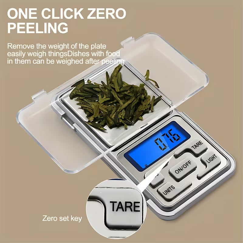 Pocket Scale Digital Gram Jewelry Ounce/Measuring Jewelry Scale/Mobile Phone Scale with Backlit LCD