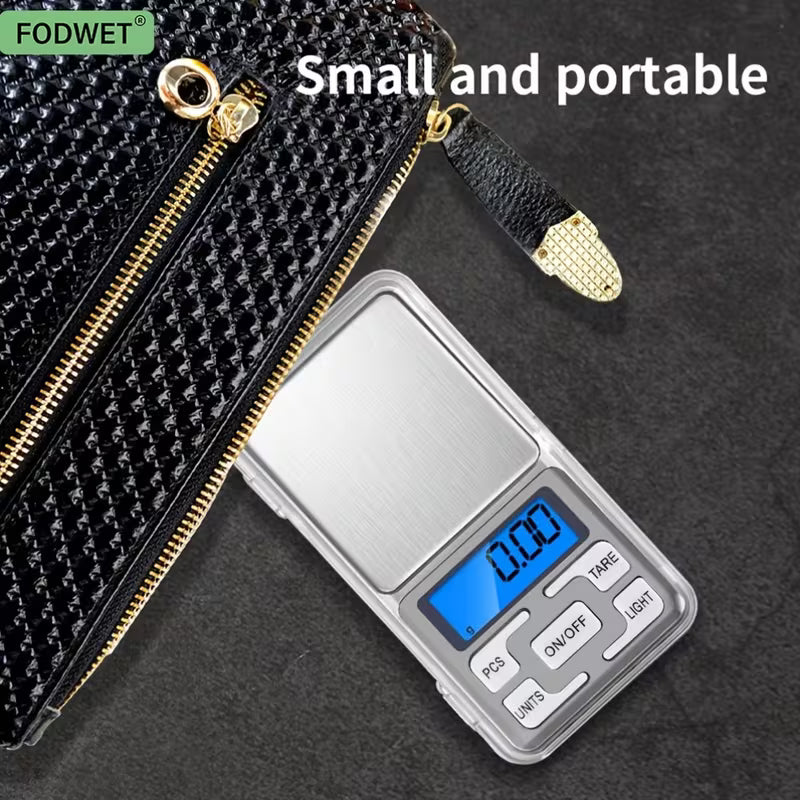 Pocket Scale Digital Gram Jewelry Ounce/Measuring Jewelry Scale/Mobile Phone Scale with Backlit LCD